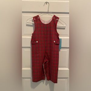 Claire and Charlie - Holiday Plaid long Jon Jon